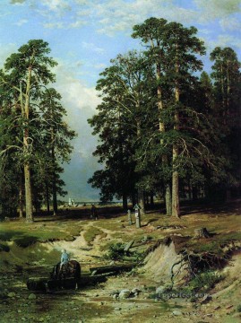 Holy Creek cerca de Yelabuga 1886 paisaje clásico Ivan Ivanovich Pinturas al óleo